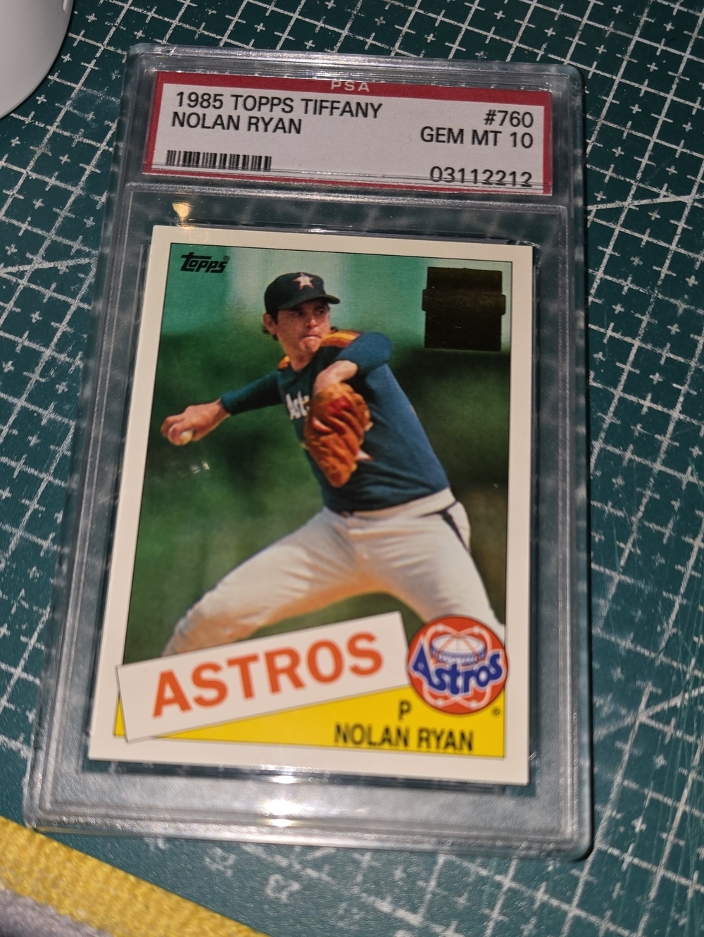 1985 Topps Nolan Ryan #760 PSA 10 Astros Card